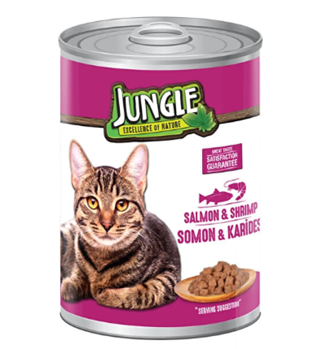 Jungle Yavru Kedi Konserve Mama 400 gr nin resmi
