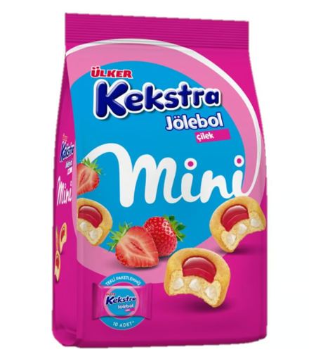 Kekstra Mini Çilekli 150 Gr nin resmi