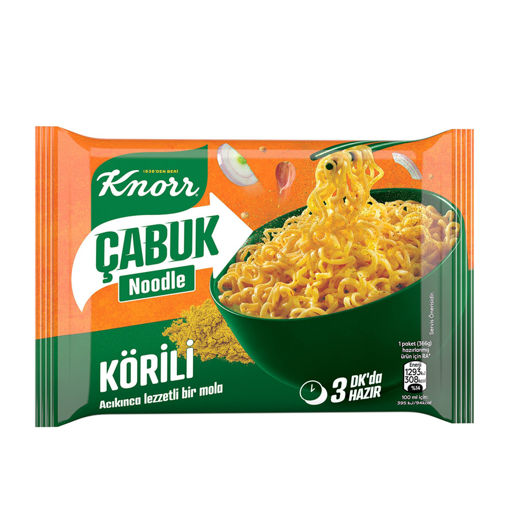 Knorr Körili Çabuk Noodle 66 Gr nin resmi