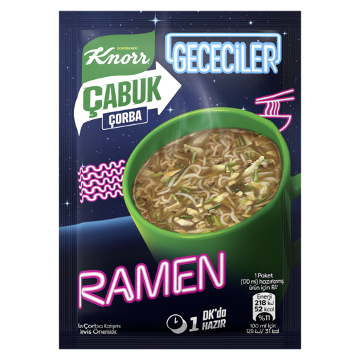 Knorr Çabuk Çorba Ramen 17 Gr nin resmi