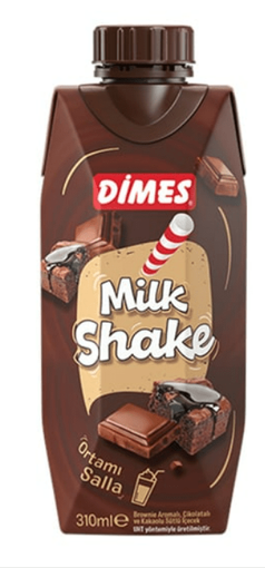 Dimes Fıstık&Brownili Çikolatalı Milkshake 310 ML nin resmi