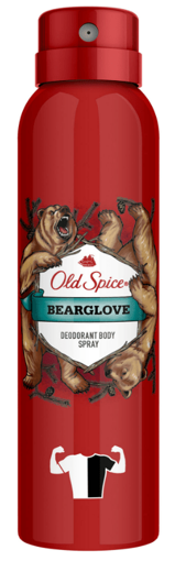 Old Spice Bearglove Sprey Deodorant 150 Ml nin resmi