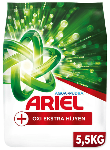 Ariel Oxi Extra Hijyen 5,5 kg nin resmi