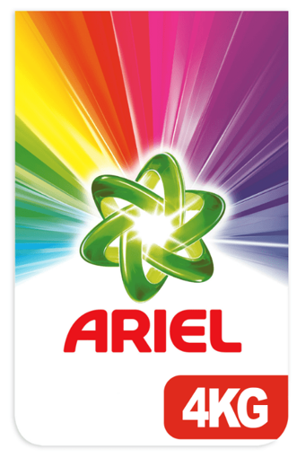Ariel Parlak Renkler Renkliler için Toz Deterjan 26 Yıkama 4 Kg nin resmi