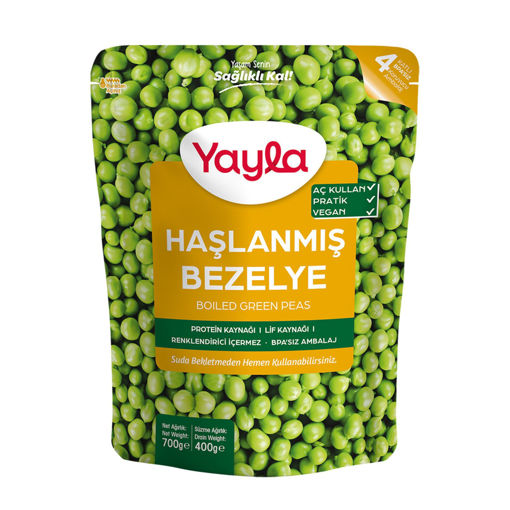 Yayla Haşlanmış Bezelye 700 Gr nin resmi