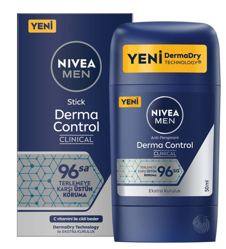 Nivea Derma Control Clinical Erkek 96 Saat Üstün Koruma Roll-on 50 Ml nin resmi