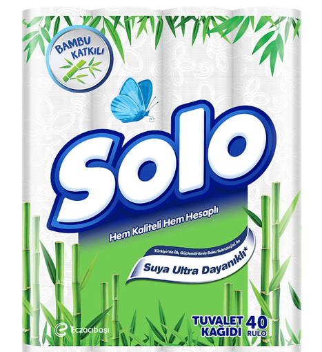 Solo Bambu Tuvalet Kağıdı 40'lı nin resmi