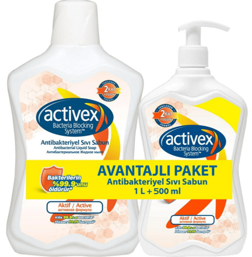 Activex Hasssas Koruma Sıvı Sabun 1LT+500ML nin resmi