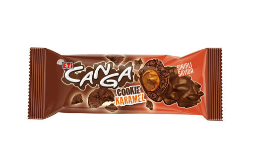 Eti Canga Cookie Karamel Çikolata 45 Gr nin resmi