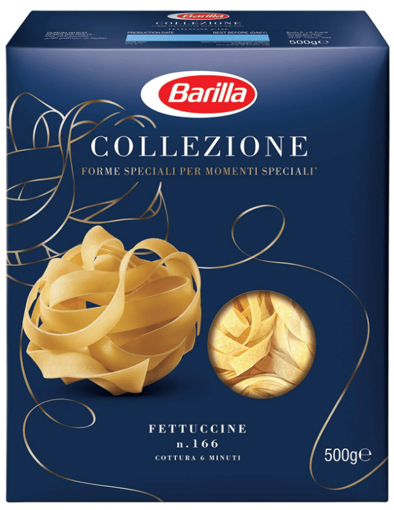 Barilla Collezione Fettucine Makarna 500 Gr nin resmi