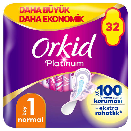 Orkid Platinum Dörtlü Paket Normal 32 Adet nin resmi