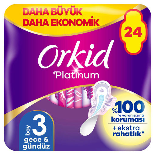 Orkid Platinum Dörtlü Paket Gece 24 Adet nin resmi