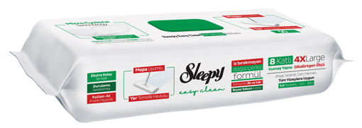 Sleepy Easy Clean Mopa Uyumlu Yer Temizlik Havlusu 50 Adet nin resmi