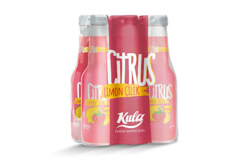 Kula Citrus Çilek&Limon Maden Sodası 6*250 Ml nin resmi