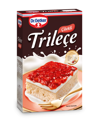 Dr.Oetker Çilekli Trileçe 360 Gr nin resmi