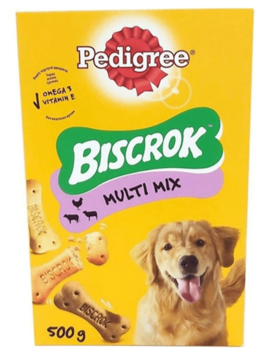 Pedigree Biscrok Multi Mix Köpek Ödül Maması 500 Gr nin resmi