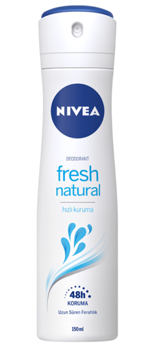 Nivea Fresh Natural Sprey Deodorant 150 Ml nin resmi