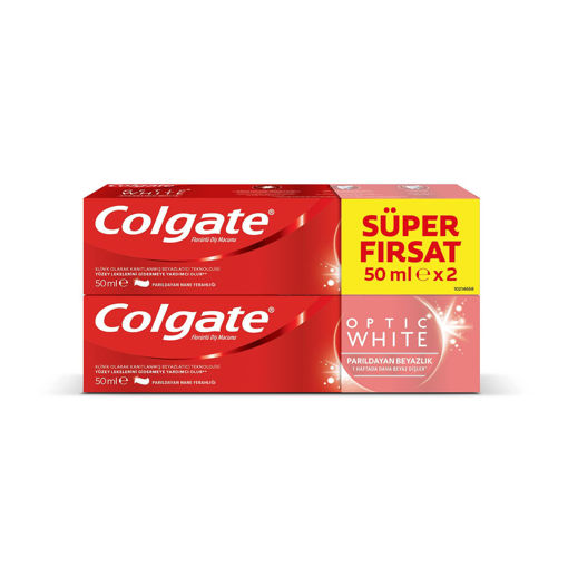 Colgate Optic White Diş Macunu 50 Ml*2 nin resmi