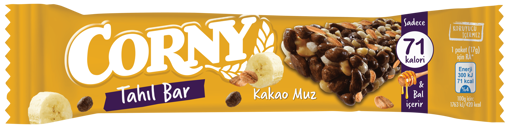 Corny Kakao&Muzlu Tam Tahıl Bar 17 Gr nin resmi