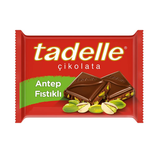 Tadelle Sütlü Antep Fıstıklı Tablet Çikolata 60 Gr. nin resmi