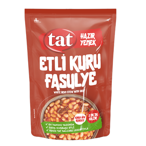 Tat Etli Kuru Fasulye Hazır Yemek 200 gr nin resmi