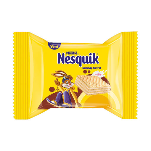 Nestle Nesquik Sandviç Gofret 22 Gr nin resmi