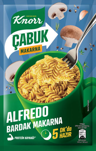 Knorr Alfredo Çabuk Bardak Makarna 48 Gr nin resmi