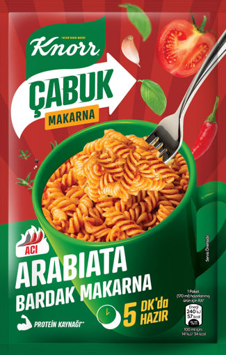 Knorr Çabuk Arabiata Bardak Makarna 48 Gr nin resmi