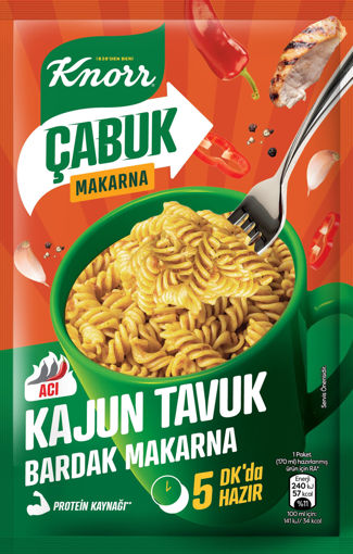 Knorr Çabuk Kajun Tavuk Bardak Makarna 48 Gr nin resmi