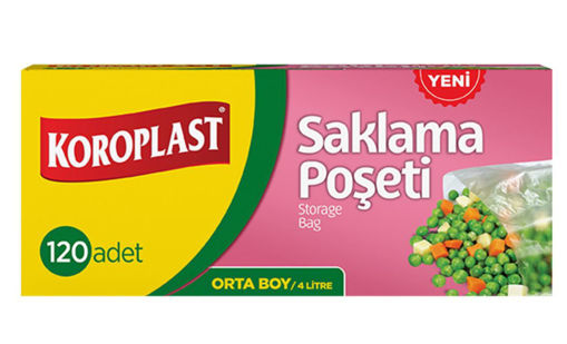 Koroplast Saklama Poşeti Orta Boy 120 Adet nin resmi