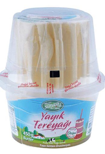 Sütaş Tereyağ Yayık 450 Gr nin resmi