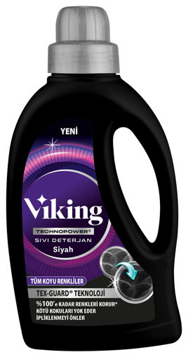 Viking Technopower Simsiyah Sıvı Çamaşır Deterjanı 1.4 L nin resmi