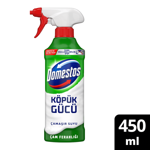 Domestos Hijyenik Köpük Çam Ferahlığı Çamaşır Suyu 450 Ml nin resmi