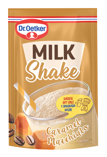 Dr. Oetker Karamel Macchiato Milkshake 18 gr nin resmi