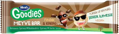 Hero Goodies Fındık&Kakao Meyve Bar 30GR nin resmi