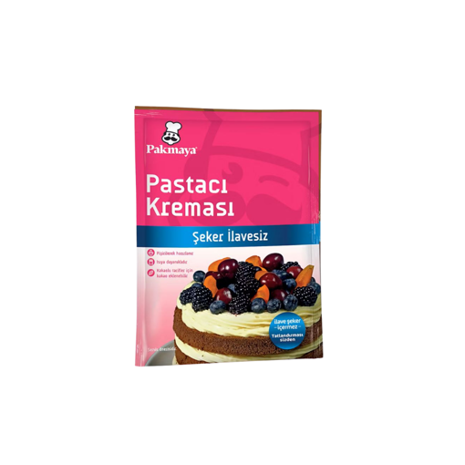 Pakmaya Şeker İlavesiz Pasta Kreması 45GR nin resmi