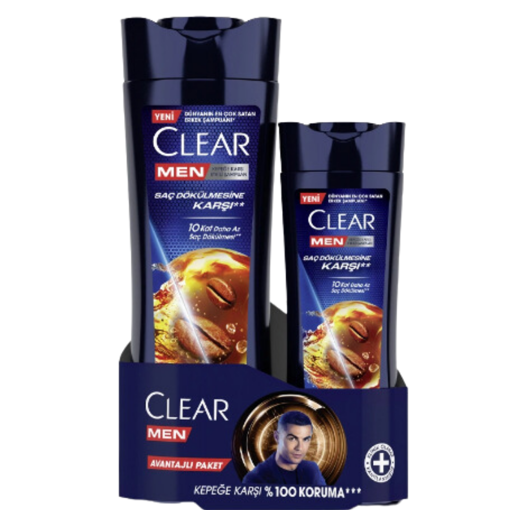 Clear Men Saç Dökülmelerine Karşı Şampuan 350 Ml+180 Ml nin resmi