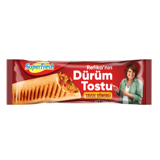 Tavuk Dönerli Dürüm Tost nin resmi