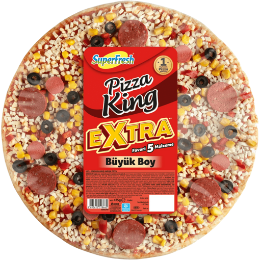 Super Fresh Pizza King XL Karışık 475Gr nin resmi