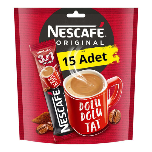 Nescafe Original 3ü 1 Arada 15'li nin resmi