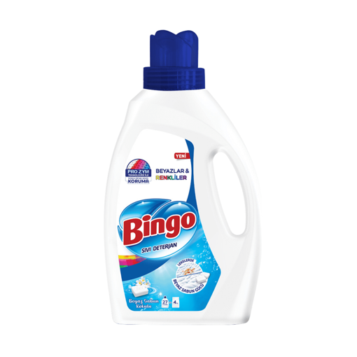 Bingo Sıvı Deterjan Beyaz Sabun 27 Yıkama 1755Ml nin resmi