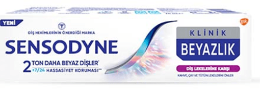 Sensodyne Klinik Beyazlık Diş Macunu 75Ml nin resmi