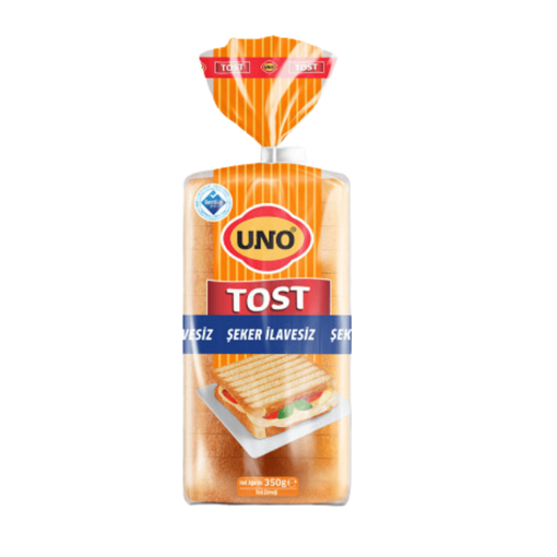 Uno Şeker İlavesiz Tost Ekmeği 350 Gr nin resmi