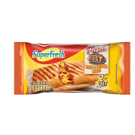 SuperFresh Pizza Tost Cheddarlı 200 Gr nin resmi