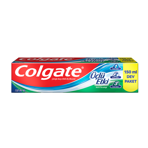 Colgate Diş Macunu Üçlü Etki Nane Fer. 150Ml nin resmi