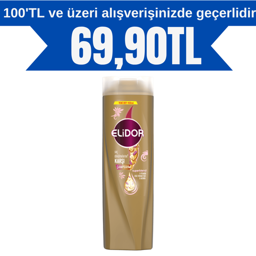 Elidor Saç Dökülmesine Karşı Şampuan 400 ml nin resmi