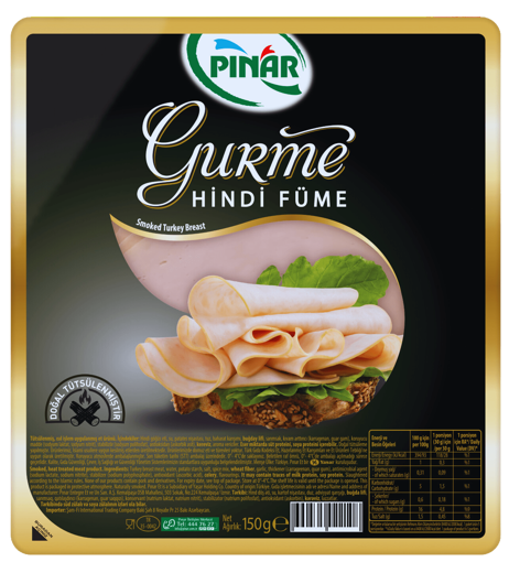 Pınar Gurme Hindi Füme 150Gr nin resmi