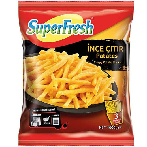 SuperFresh Çıtır Çubuk Patates 1 Kg nin resmi