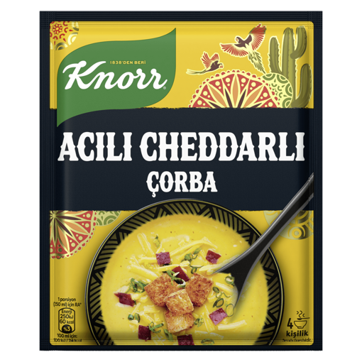 Knorr Çorba Acılı Cheddarlı 74Gr nin resmi