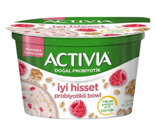 Activia Probiyotikli Bowl Ahududu&Yulaf&Ceviz nin resmi